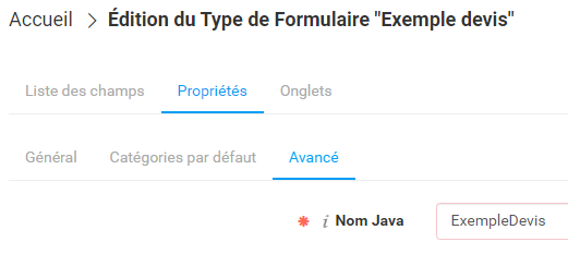 template export nom java